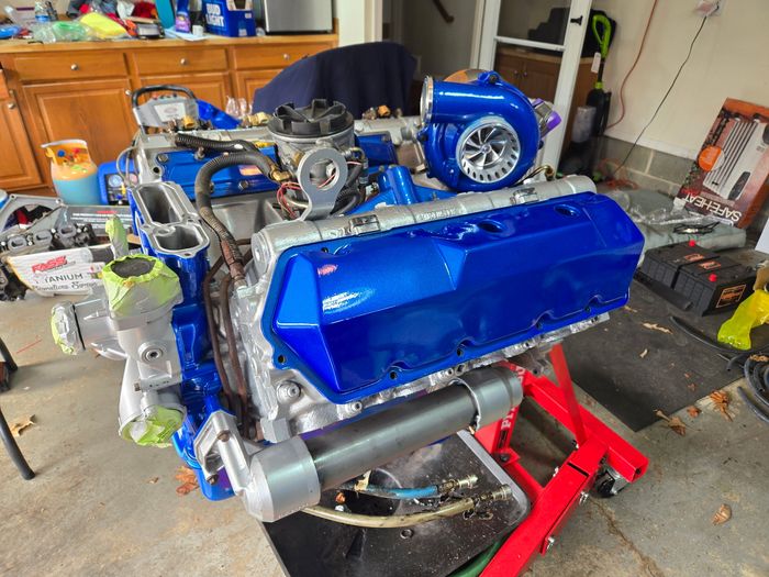 Engine powder coating by Pasadena Powder Coating
