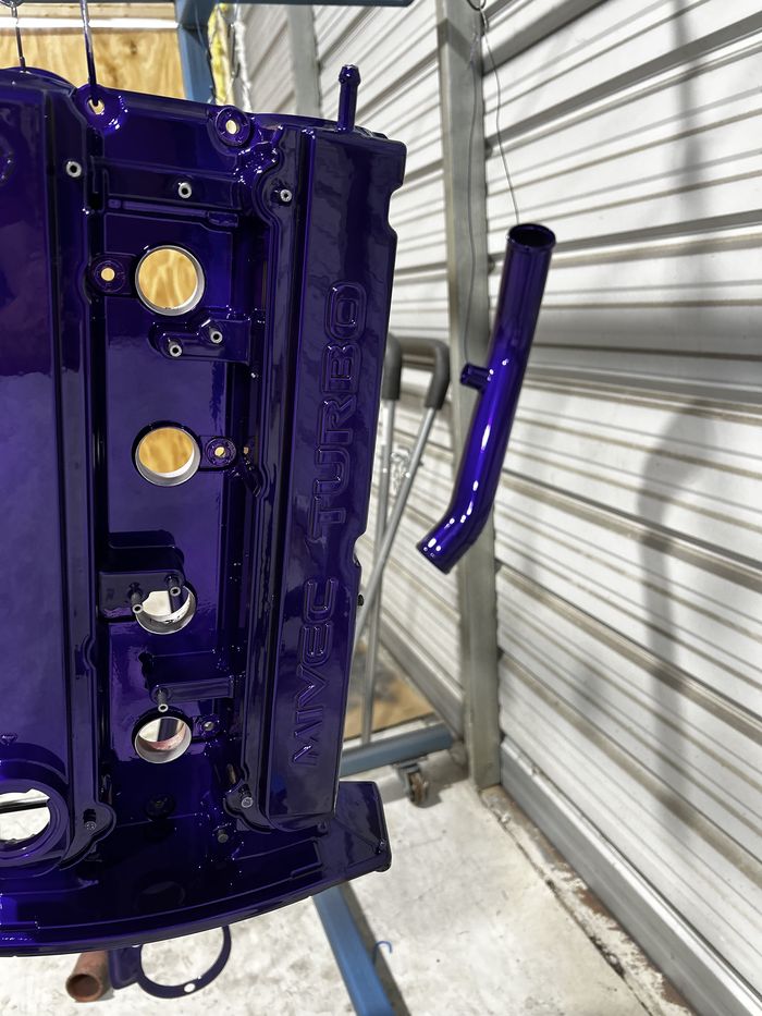 Engine powder coating by Pasadena Powder Coating