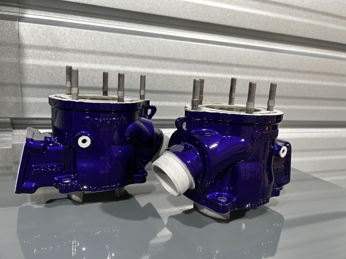 Engine powder coating by Pasadena Powder Coating