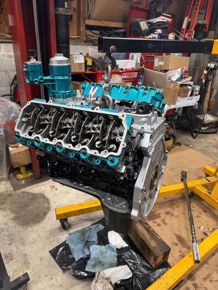 Engine powder coating by Pasadena Powder Coating