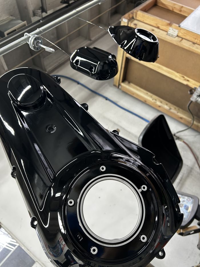 Engine powder coating by Pasadena Powder Coating