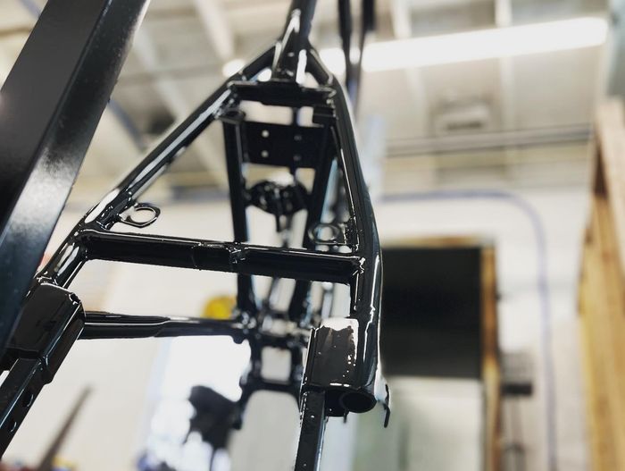 Frames powder coating by Pasadena Powder Coating