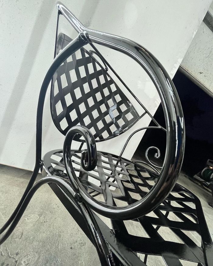 Furniture powder coating