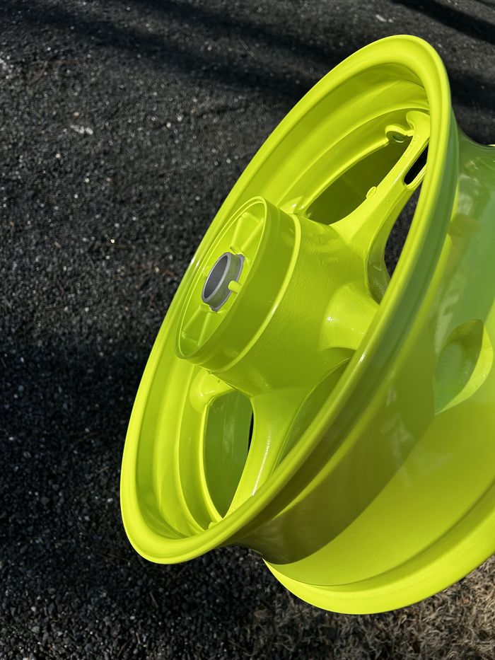Rims powder coating by Pasadena Powder Coating